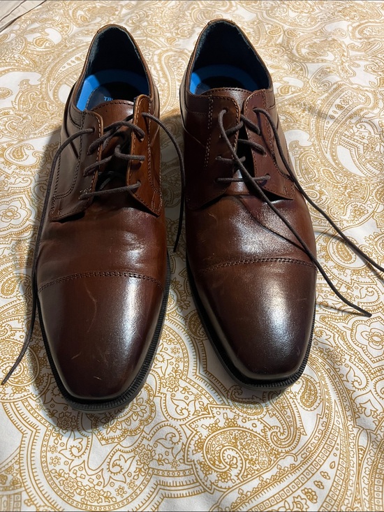 Johnston & Murphy Brown Leather Derby Shoes main image 5
